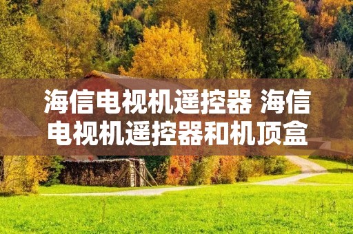 海信电视机遥控器 海信电视机遥控器和机顶盒遥控器对接