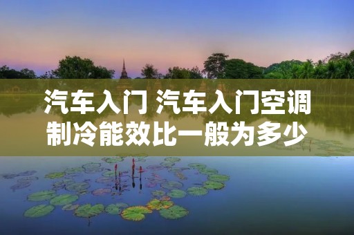 汽车入门 汽车入门空调制冷能效比一般为多少合适