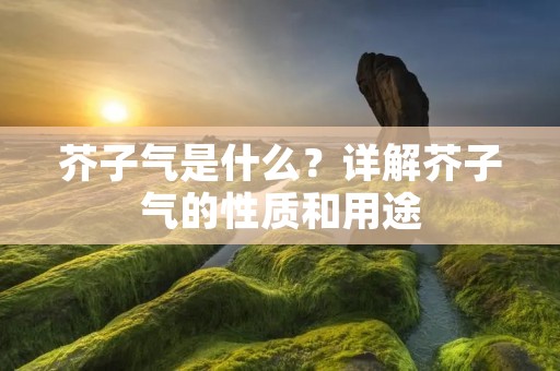 芥子气是什么?详解芥子气的性质和用途