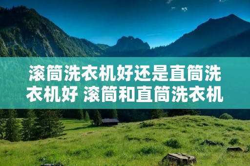 滚筒洗衣机好还是直筒洗衣机好 滚筒和直筒洗衣机的优缺点