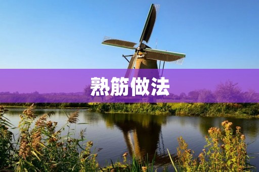 熟筋做法:如何制作口感鲜美的熟筋 熟筋做法:如何制作口感鲜美的熟筋