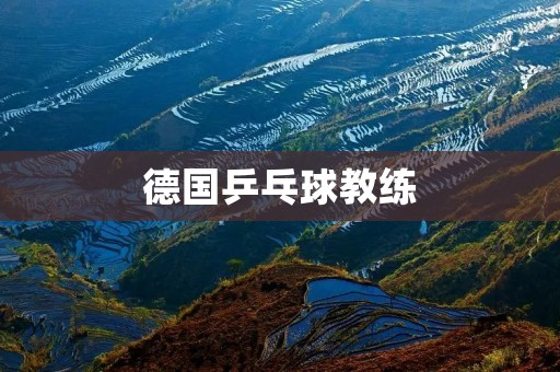 德国乒乓球教练:让技术与心态并重 德国乒乓球教练:让技术与心态并重