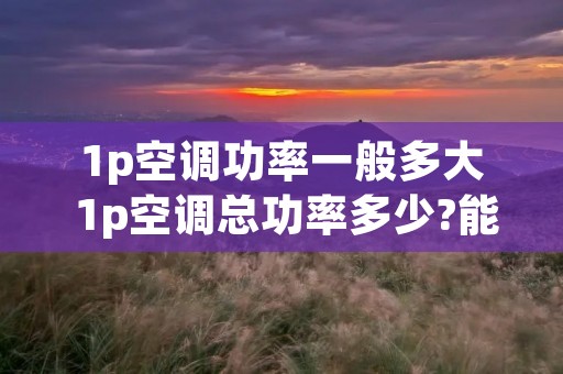 1p空调功率一般多大 1p空调总功率多少?能过多大电流