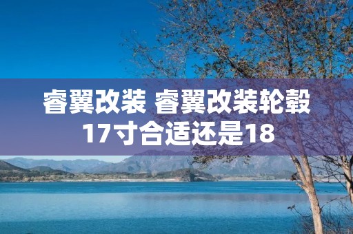 睿翼改装 睿翼改装轮毂17寸合适还是18 睿翼改装 睿翼改装轮毂17寸合适还是18