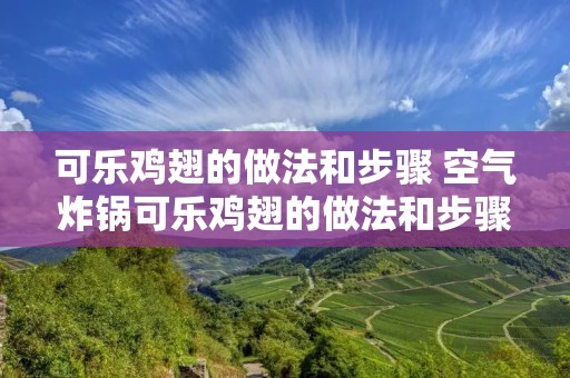 可乐鸡翅的做法和步骤 空气炸锅可乐鸡翅的做法和步骤
