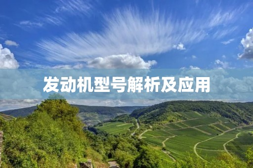 发动机型号解析及应用