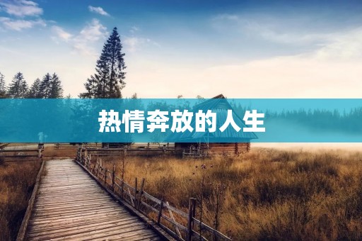 热情奔放的人生