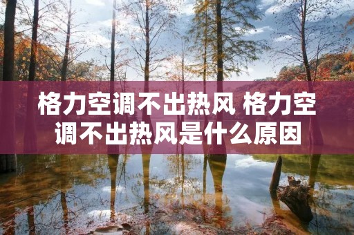 格力空调不出热风 格力空调不出热风是什么原因