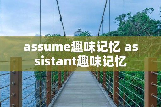 assume趣味记忆 assistant趣味记忆