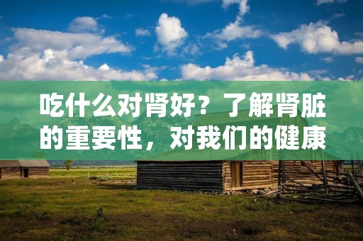 吃什么对肾好?了解肾脏的重要性,对我们的健康至关重要。肾脏是人体最重要的器官之一,它过滤血液中的废物,维持电解质平衡,调节血压,促进红细胞生产等功能。因此,保护肾脏健康非常重要,而饮食是保护肾脏健康的重要方面之一。