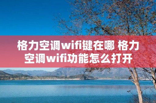格力空调wifi键在哪 格力空调wifi功能怎么打开