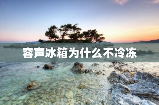 容声冰箱为什么不冷冻