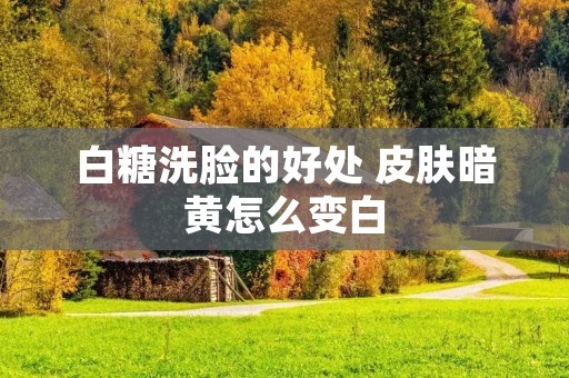 白糖洗脸的好处 皮肤暗黄怎么变白