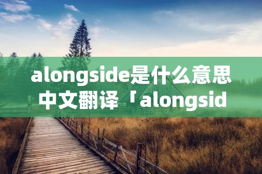 alongside是什么意思中文翻译「alongside是什么意思啊」 alongside是什么意思中文翻译「alongside是什么意思啊」