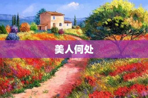 美人何处:寻觅着灵魂的归宿