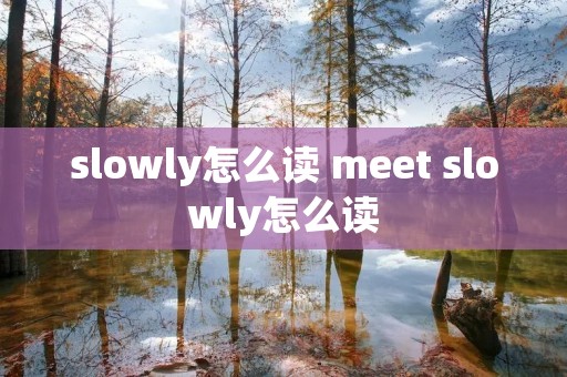 slowly怎么读 meet slowly怎么读