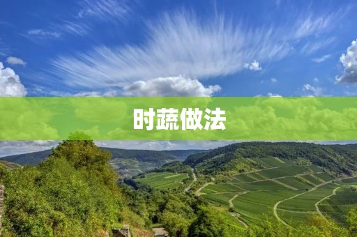 时蔬做法：让你的餐桌充满色彩与营养