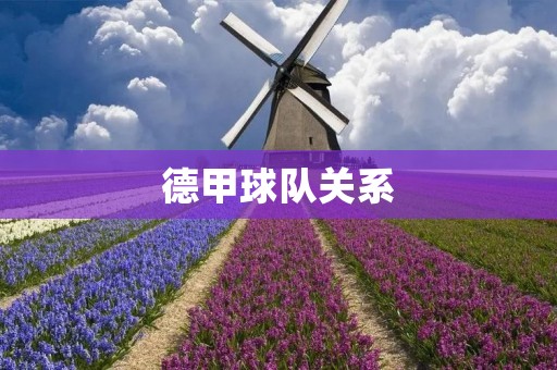 德甲球队关系：探究德国足球联赛中球队之间的复杂关系