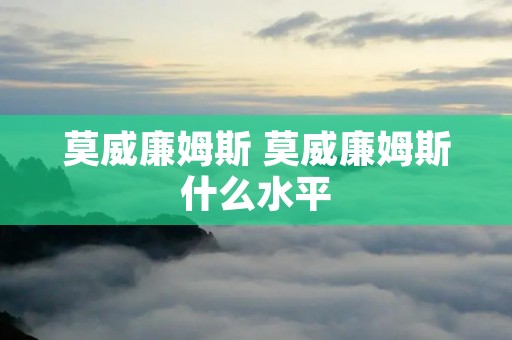 莫威廉姆斯 莫威廉姆斯什么水平