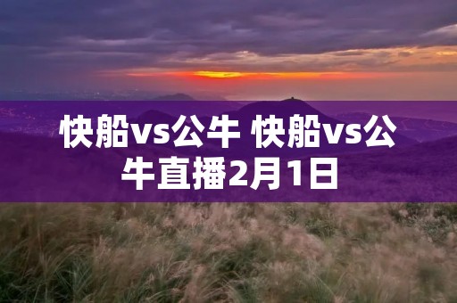 快船vs公牛 快船vs公牛直播2月1日