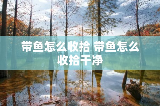 带鱼怎么收拾 带鱼怎么收拾干净 带鱼怎么收拾 带鱼怎么收拾干净