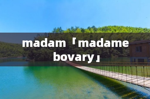 madam「madame bovary」