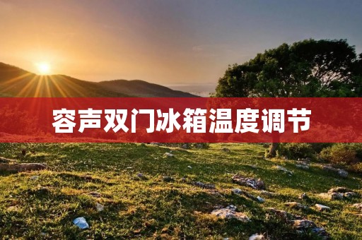 容声双门冰箱温度调节:保鲜更科学,食材更安心 容声双门冰箱温度调节:保鲜更科学,食材更安心