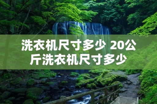 洗衣机尺寸多少 20公斤洗衣机尺寸多少 洗衣机尺寸多少 20公斤洗衣机尺寸多少