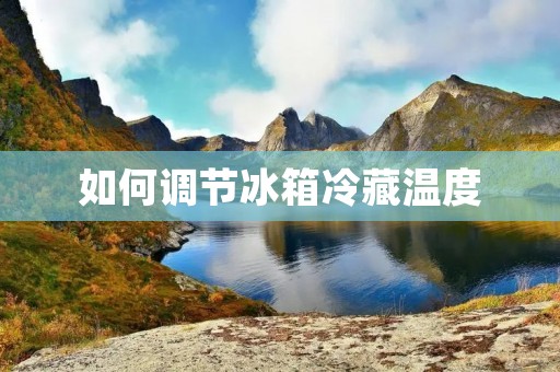 如何调节冰箱冷藏温度 如何调节冰箱冷藏温度
