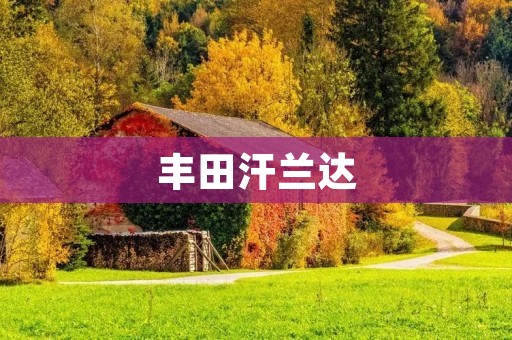 丰田汗兰达：稳定可靠的SUV之选