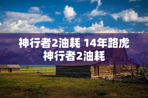 神行者2油耗 14年路虎神行者2油耗