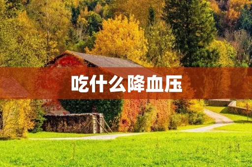 吃什么降血压:食物中的好帮手