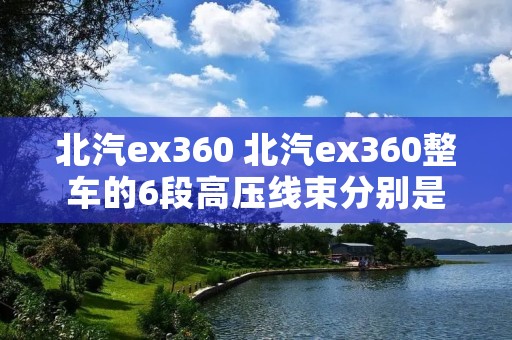 北汽ex360 北汽ex360整车的6段高压线束分别是