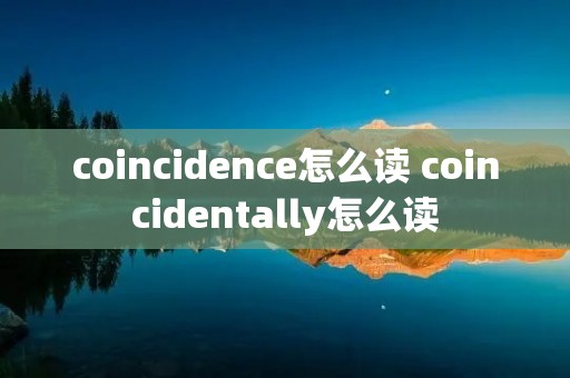 coincidence怎么读 coincidentally怎么读