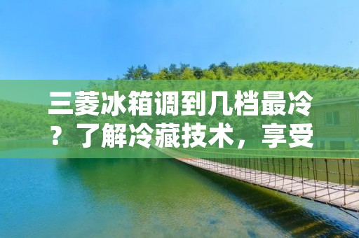 三菱冰箱调到几档最冷？了解冷藏技术，享受冰冷美味！