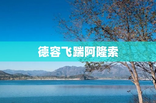 德容飞踹阿隆索：一场意外的冲突引发的争议