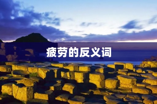 疲劳的反义词：精力充沛