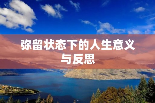 弥留状态下的人生意义与反思