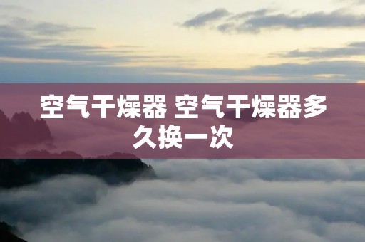 空气干燥器 空气干燥器多久换一次 空气干燥器 空气干燥器多久换一次