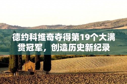 德约科维奇夺得第19个大满贯冠军，创造历史新纪录
