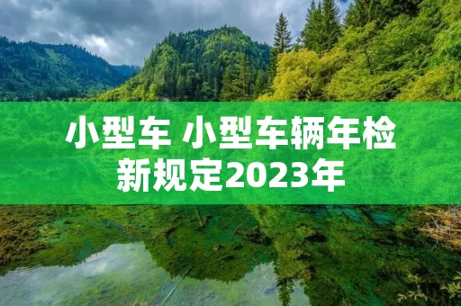 小型车 小型车辆年检新规定2023年 小型车 小型车辆年检新规定2023年