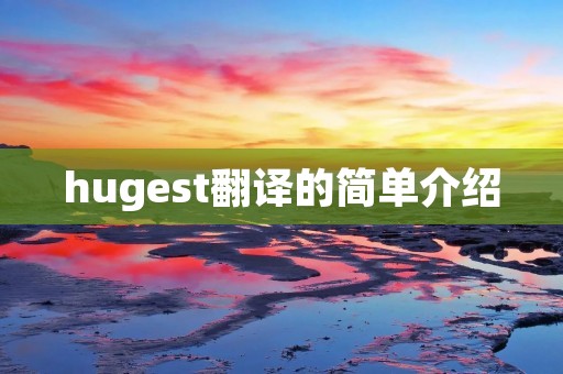 hugest翻译的简单介绍