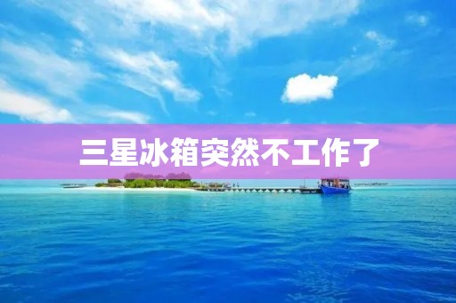 三星冰箱突然不工作了:故障排除与维修指南 三星冰箱突然不工作了:故障排除与维修指南