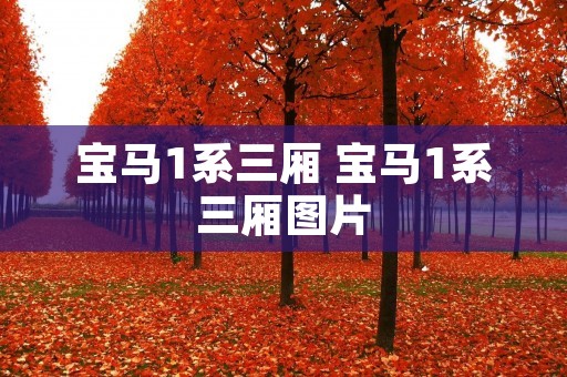 宝马1系三厢 宝马1系三厢图片 宝马1系三厢 宝马1系三厢图片
