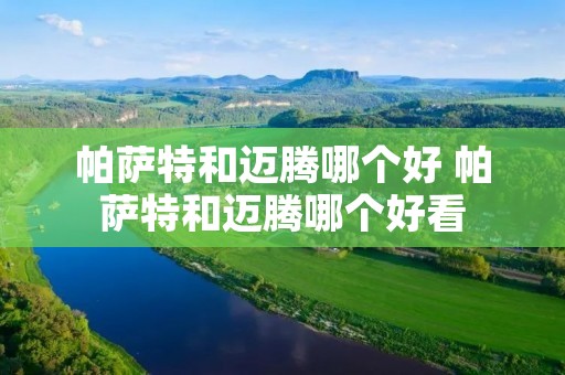 帕萨特和迈腾哪个好 帕萨特和迈腾哪个好看