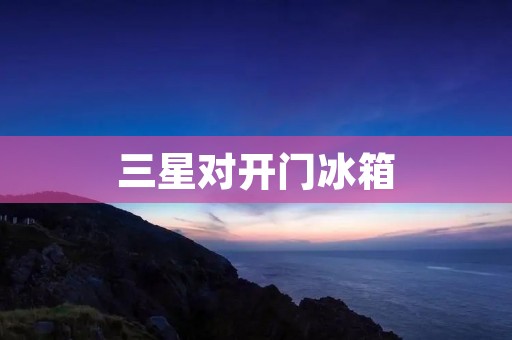 三星对开门冰箱:高品质与智能科技的完美结合 三星对开门冰箱:高品质与智能科技的完美结合