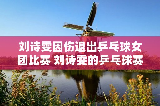 刘诗雯因伤退出乒乓球女团比赛 刘诗雯的乒乓球赛