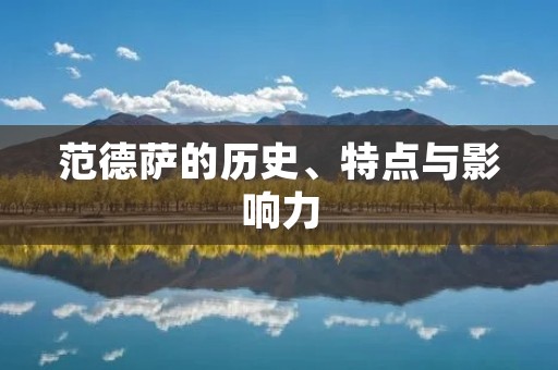 范德萨的历史、特点与影响力