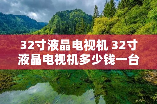 32寸液晶电视机 32寸液晶电视机多少钱一台