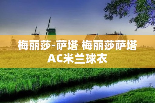 梅丽莎-萨塔 梅丽莎萨塔AC米兰球衣